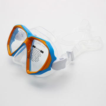 Goggles per immersioni in vetro temperato in silicone per bambini e attrezzatura da snorkeling