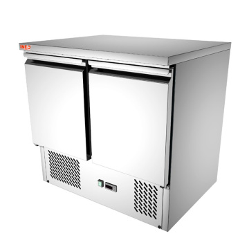 CE Certified Stainless Steel Kitchen Refrigeration Equipment Salad Workbench for Hotel Restaurant