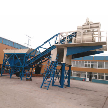 YHZS75 concrete batching plant mobile