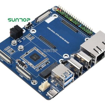 لوحة قاعدة Gigabit Ethernet 5G/4G المتقدمة لـ Raspberry PI COLUT MODULE 4: تعزيز الاتصال والأداء