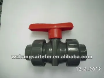 Manual PVC Ball Valve, UPVC ball valve, double union ball valve