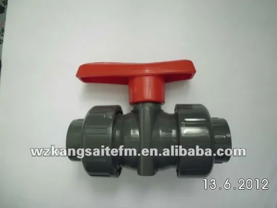 Manual PVC Ball Valve, UPVC ball valve, double union ball valve