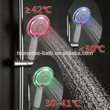 Digital Display Color-Changing LED handheld Showerhead