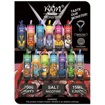 Disposable Pod Wholesale R&M Monster 7000 Puffs