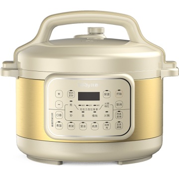 3.5L dual-hat cooker good quality kitchen electric multi pressure cooker Hot pot Steamer white