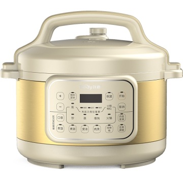 3.5L Dual-Hat Cooker Bagus Kualiti Kitchen Elektrik Multi Tekanan Potak Pot Potongan Putih Putih