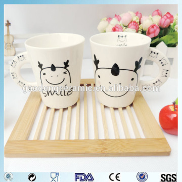 wholesale ceramic mini cup with full covered logo / ceramic mug