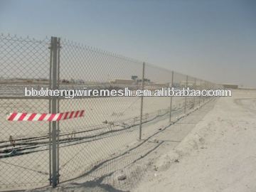 Gal. Chain link fence Mesh(Factory)