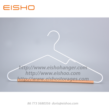 EISHO branco adulto madeira Metal cabide