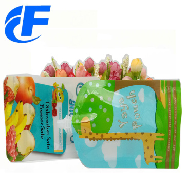 Customized liquid pouch spout plastic drink bag