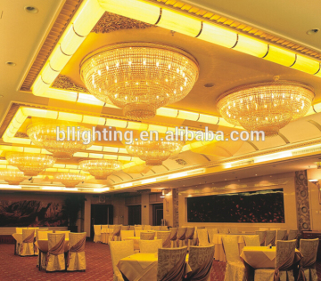 Modern big ballroom chandelier egyptian crystal
