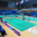 Tikar lantai badminton PVC BWF