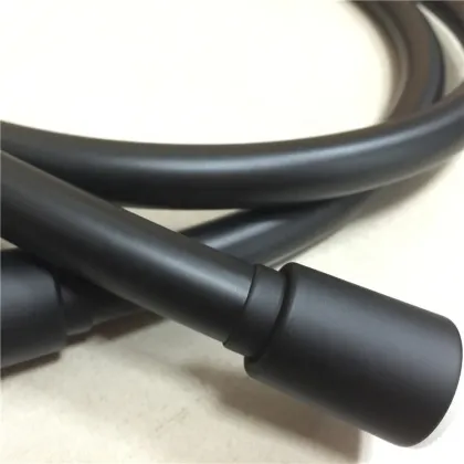 China Manufacturer New Technology PVC Shower Flexible Hose - Black Matt Bathroom Hose