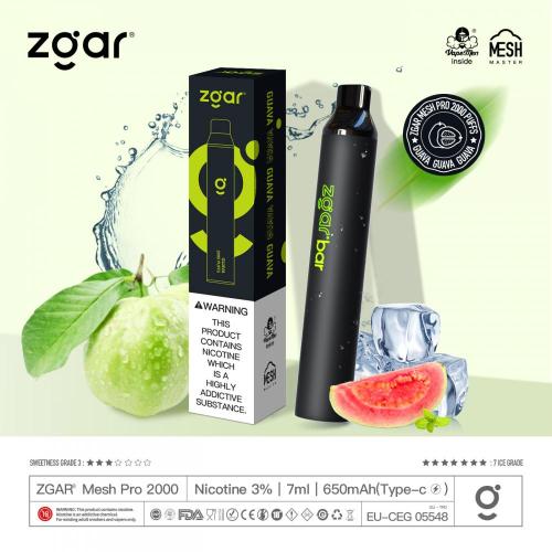 OEM/ODM 7ml Перезаряжаемая 650mah 2000puffs Одноразовые вейп