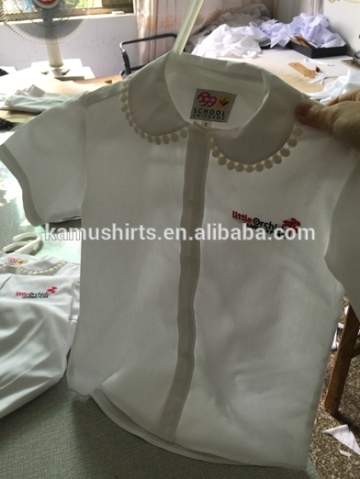 School unfirm white shirts boy's girl's school shirts