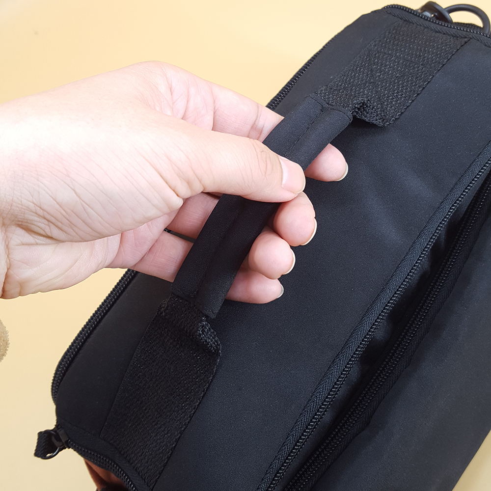 Webbing Shoulder Padded Camera Carry Travel Bag