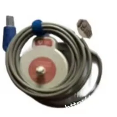 Edan F2 F3 F6 Fetal Monitor US Transducer with 7 Ultrasound Crystals, 1MHz Frequency, Pink Label Cable - REFMS3-109301-D