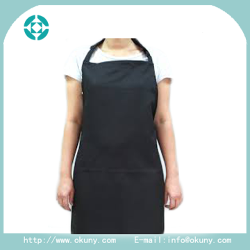 Manufacturer cheap hot selling restaurant uniform polyester apron with pvc