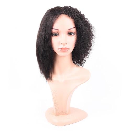 NEW FASHION 100% NATURAL HAIR NATURAL COLOR SWISS LACE WIG