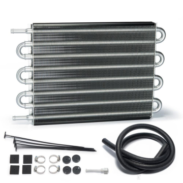 Kit de refroidisseur d'huile de transmission en aluminium universel à 8 lignes