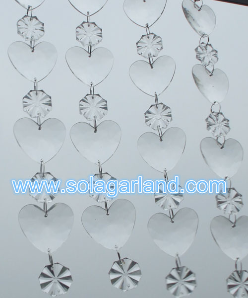 Acrylic Clear Hanging Beads String