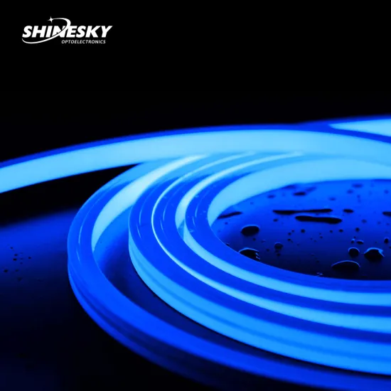 DC24V 16*15mm Top Bending Flexible Silicone RGB Neon LED Strip, Waterproof IP67, CRI90, Uniform Luminescence