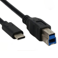 USB 3.0 om C -printergegevenskabel te typen