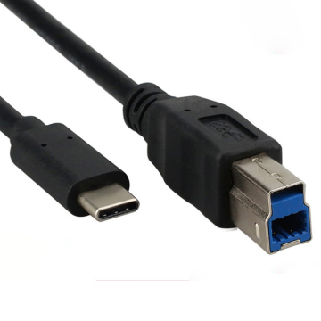 USB Tipe C ke B Kabel Printer Pria