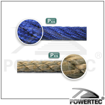 POWERTEC 3-24MM super quality polyester laundry rope/camping rope