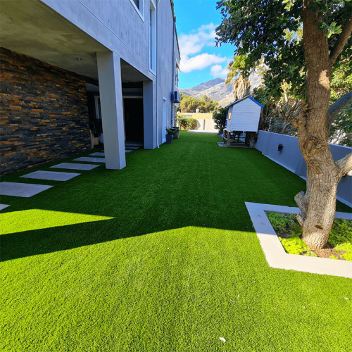 Choisir entre l&#39;herbe artificielle de la cour et le gazon naturel