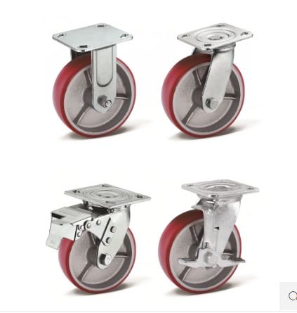 Heavy Duty Rubber Caster Wheels