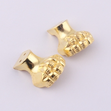 Gold Metal Wooden Jewelry Box Feet Edge Protector Accessories