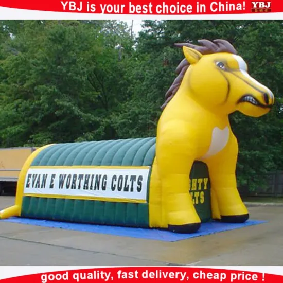 2016 New style nflatable tunnel good quality inflatable football tunnel