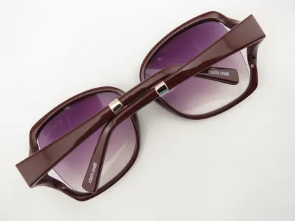 Wine Red Acetate Frame Red Gradient Resin Lens Roberto Cavalli Sun Glasses Rc 504s 66t
