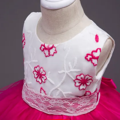 OEM small quantity fashionable summer children clothing little girls wear kid dress