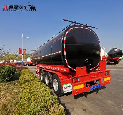TONGYA 45T/50T Asphalt Transportation Semi Trailer Butimen Truck Trailer
