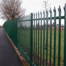 concrete palisade fence