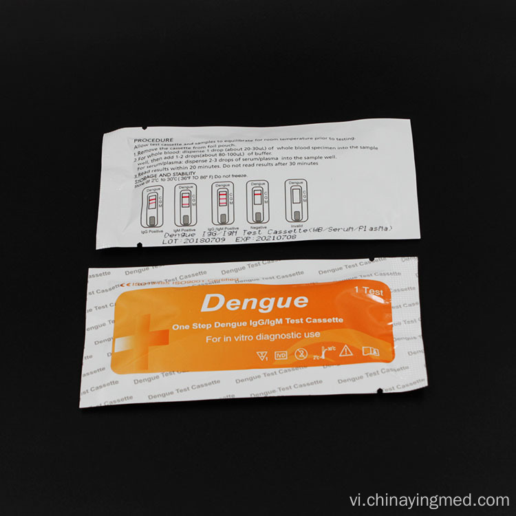 Bộ xét nghiệm nhanh igg / igm Dengue