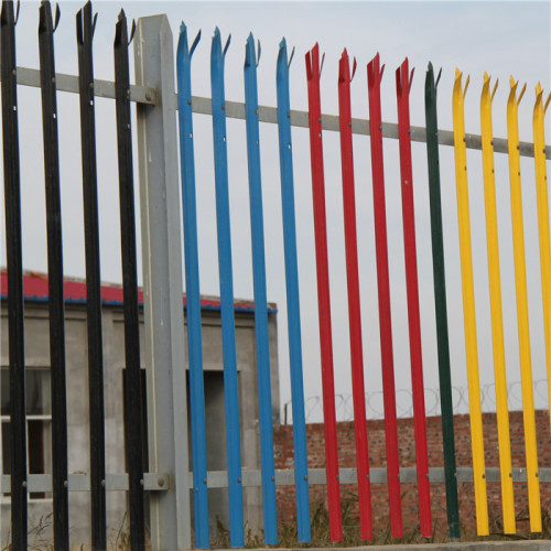 Triple Pointed Powder Coated Palisade Fencing