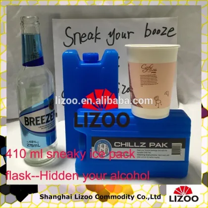 Secret Flask - Artic flask ice pack flask holds 14.5 oz