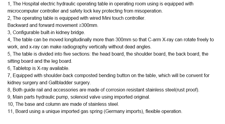 OPERATING TABLE 06