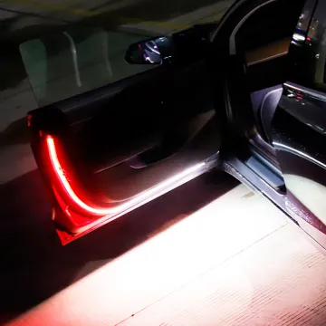 2pcs Car Door Warning LED Lights - Anti-Collision Safety Lamp Strips