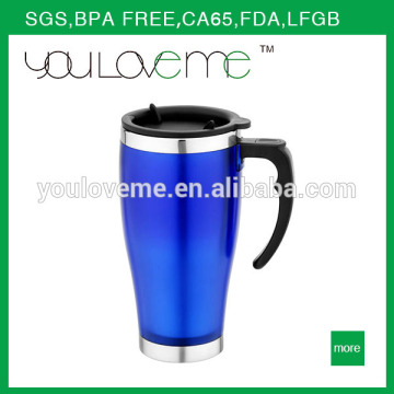 2014 hotsales 12OZ 350ML Double wall Travel mug stainless steel mug travel tumbler