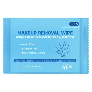 Customized non-alcoholic cleaning and makeup remover wipes