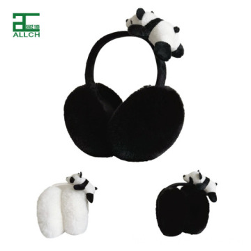 ALLCH Panda Plush Earmuffs - Fashionable Winter Ear Protection