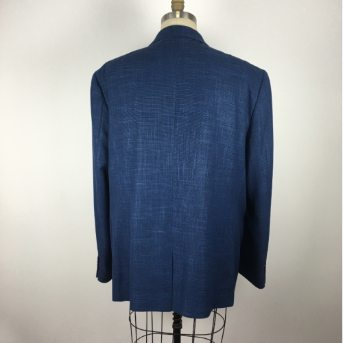 Dark blue Single Breasted Bespoke Business Suit