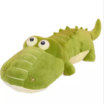 Baby Crocodile Stoffed Animal Throw Pillow