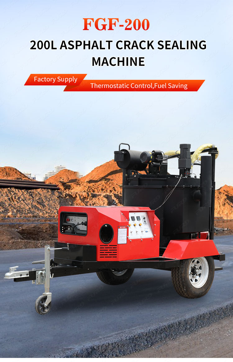 200L asphalt crack repair machine