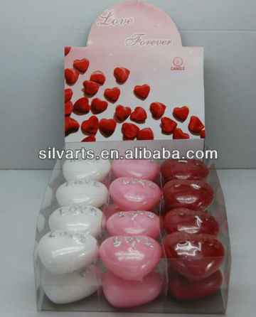 heart shape candle