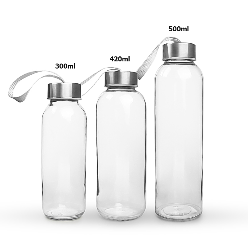 300ml Glass Water Bottle